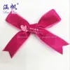 Velvet ribbon swallowtail bow webbing, butterfly denser velvet ribbon details Picture